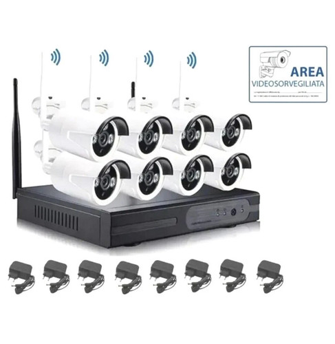 Kit videosorveglianza wireless - kit,
