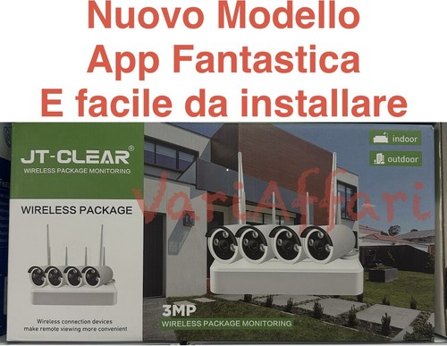 Kit videosorveglianza wireless - videosorveglianza,