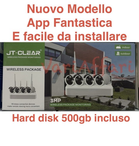 Kit videosorveglianza wireless - videosorveglianza,
