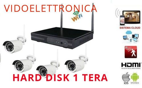 Kit videosorveglianza wireless - videosorveglianza,